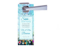 Whimsical Wildflower Custom Wedding Door Hanger & Meadow Floral Do Not Disturb Signs